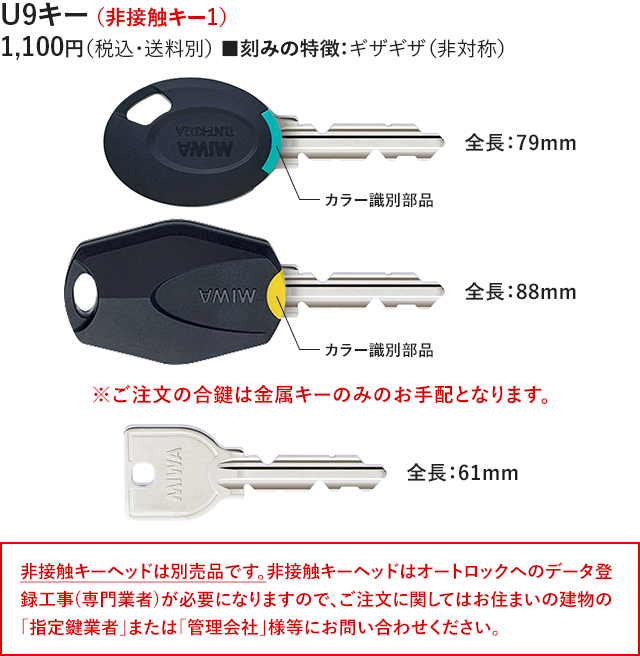 メーカー包装済】 MIWA LOCK